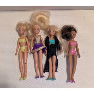 Vintage 1996 CTI Polly Pocket Doll Lot